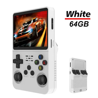 128G R36S Retro Handheld Video Game Console Linux System 3.5 Inch IPS Screen R35s Pro Portable Pocket Video Player 64GB Games